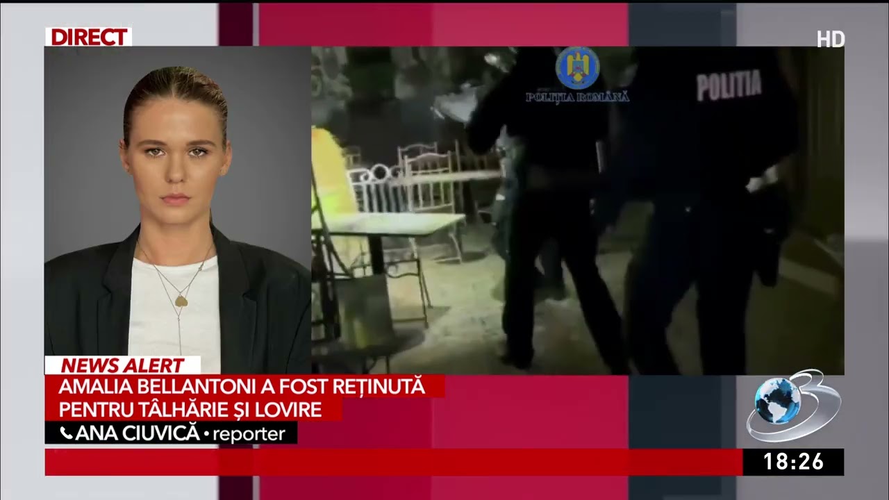 Amalia Bellantoni Arestată pentru Tâlhărie și Lovire 🚨