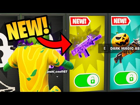 How To Get NEW Dark Magic Assault Rifle in 1vs1 with every gun Fortnite