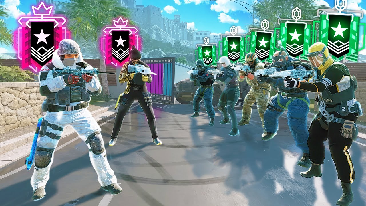 Can 2 Champions Defeat 5 Emeralds in Rainbow Six? 🎮