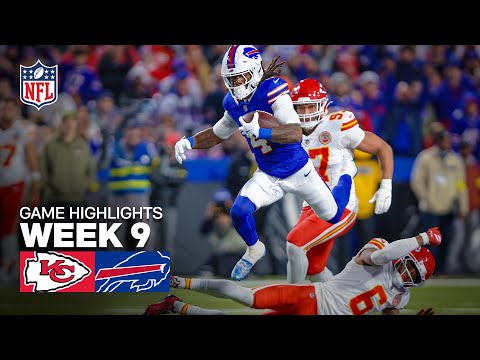 Kansas City Chiefs vs Buffalo Bills Game Highlights | 2025 NFL Season Week 9