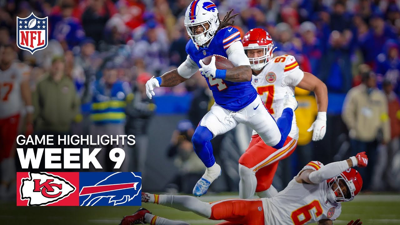 Kansas City Chiefs vs Buffalo Bills Week 9 Highlights | 2025 NFL Season π