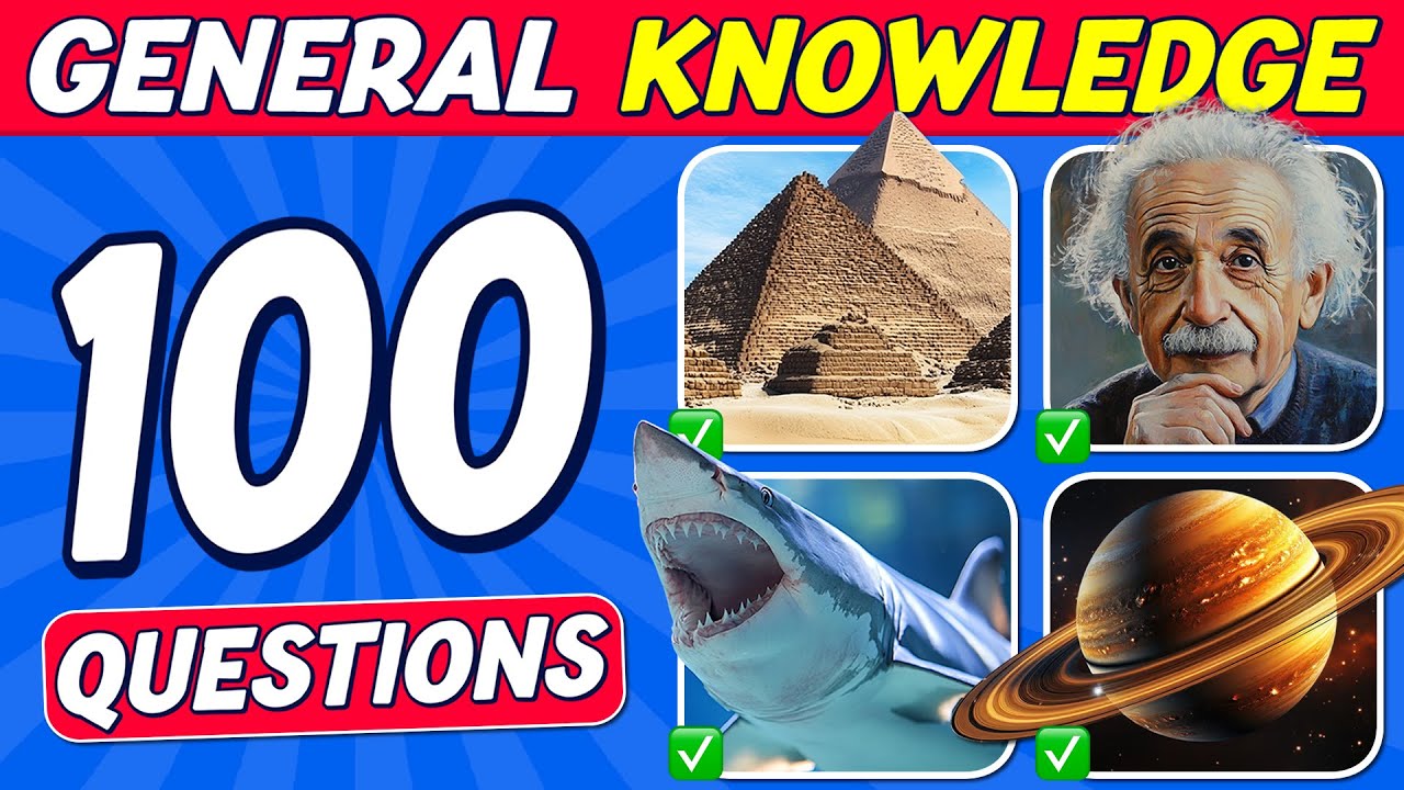 Ultimate 100-Question General Knowledge Trivia Quiz 🧠