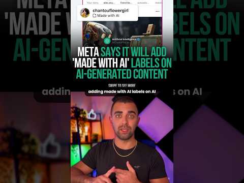 Meta to start labeling AI generated content #ai #aitool #aitools
