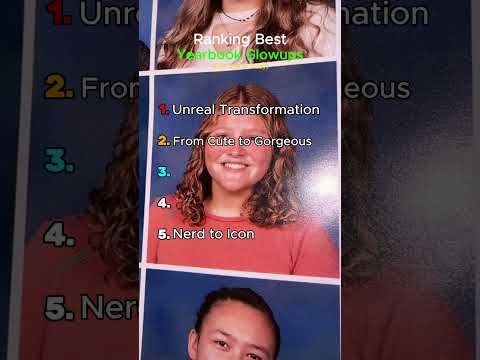 Ranking best Yearbook Glowups