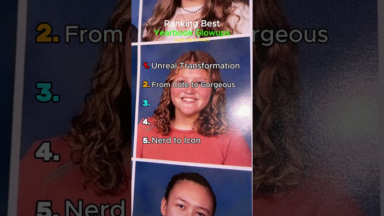 Top 5 Amazing Yearbook Glowups You Have to See! ✨