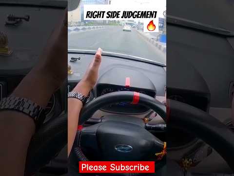 Car Left and Right Side Judgement Driving Lessons For Beginners #drive_with_sanjit #shortsfeed