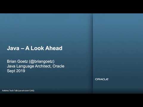 Brian Goetz: "Java -- A Look Ahead" | Java At Google Summit 2019