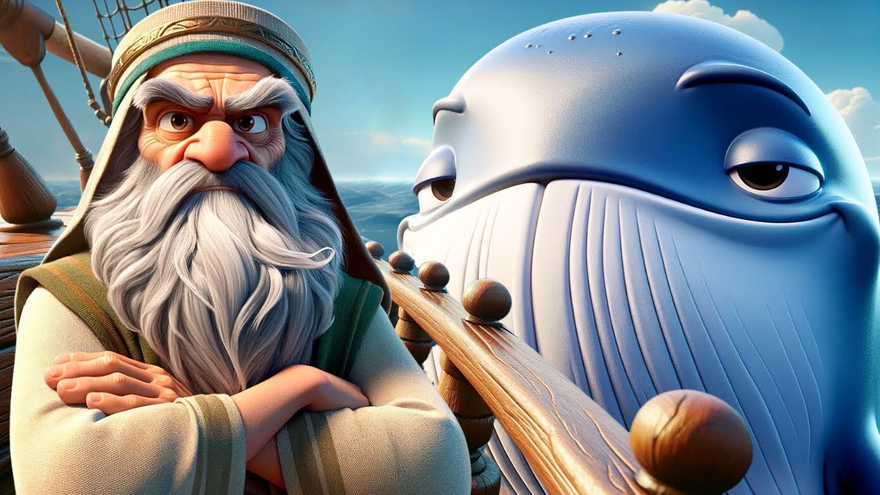 Jonah and the Whale | AI Animated Short 🐳