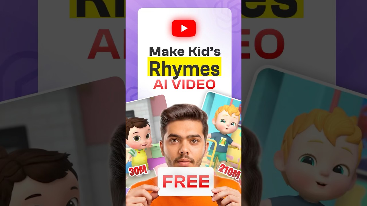 Create Kids Rhyme & Cartoon Videos with AI 🎥