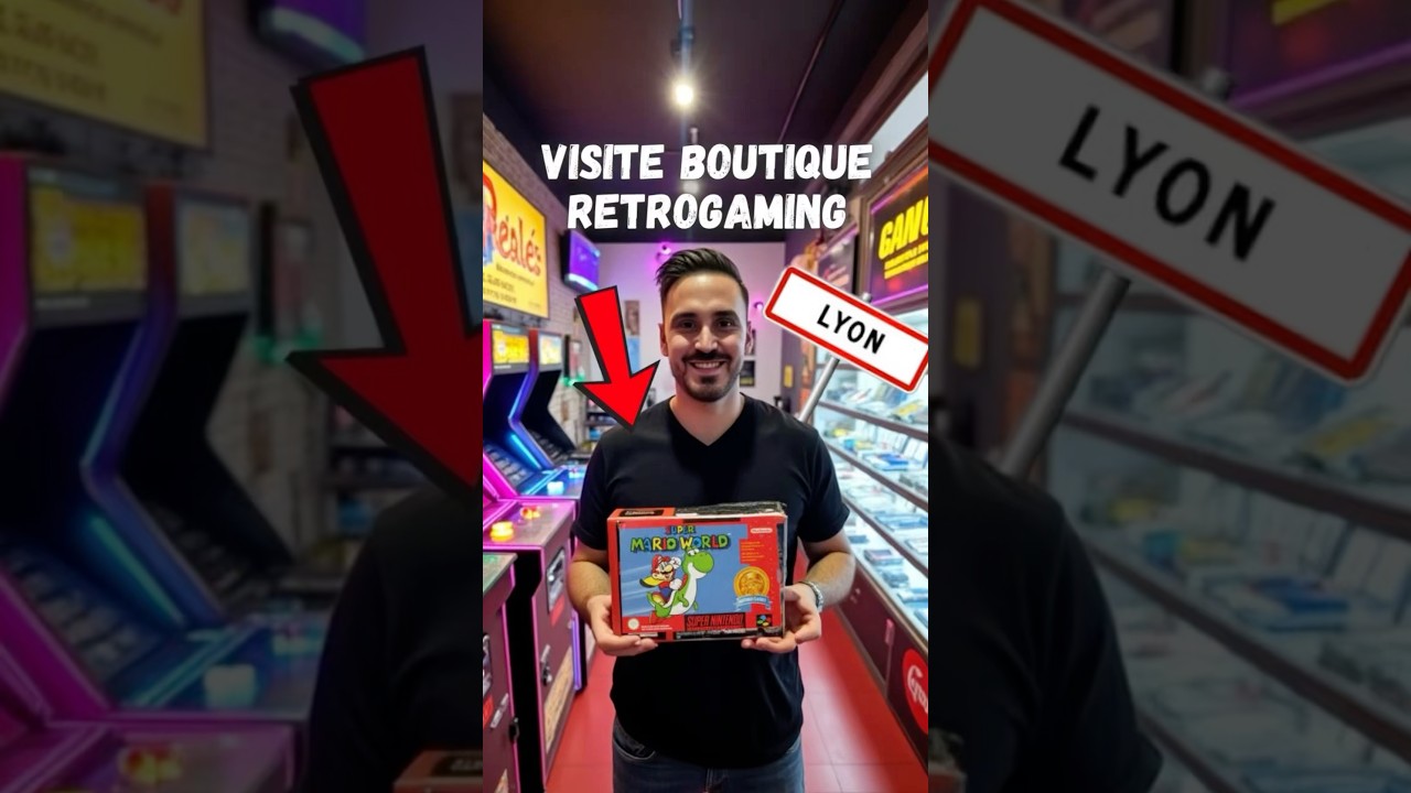 Découverte de GameSpirit, la boutique rétro à Lyon 🎮