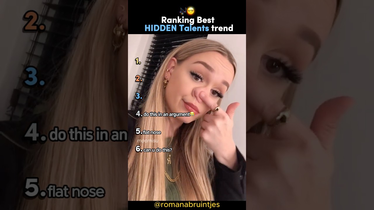 Ranking Best HIDDEN Talents Trend #hiddentalent