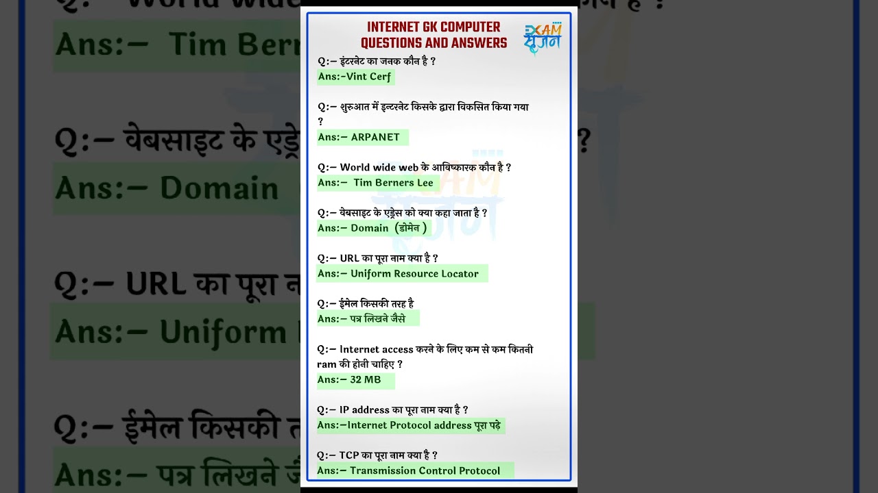Father of the Internet: Essential MCQ Questions for Computer Operator 2024 🚀