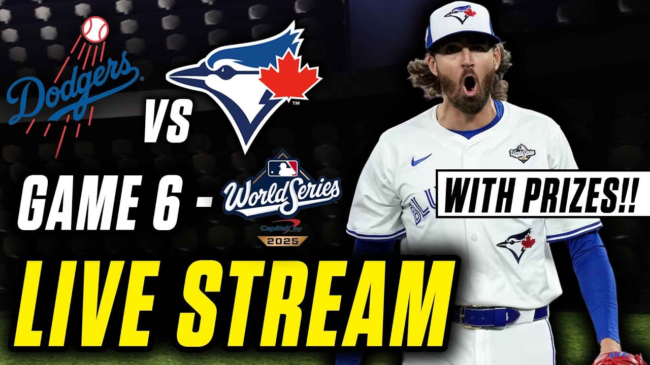 Blue Jays vs Dodgers | World Series Game 6 Live Watchalong ⚾️