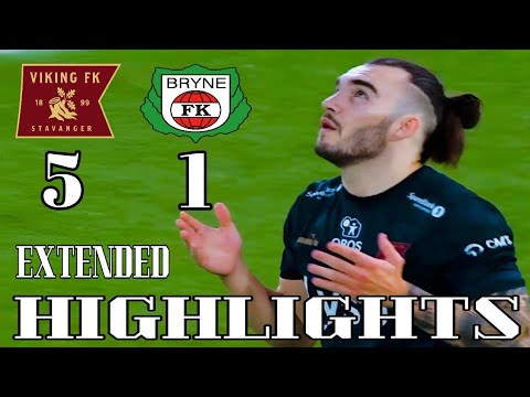Viking vs Bryne 5-1 Highlights | Eliteserien Norwegia