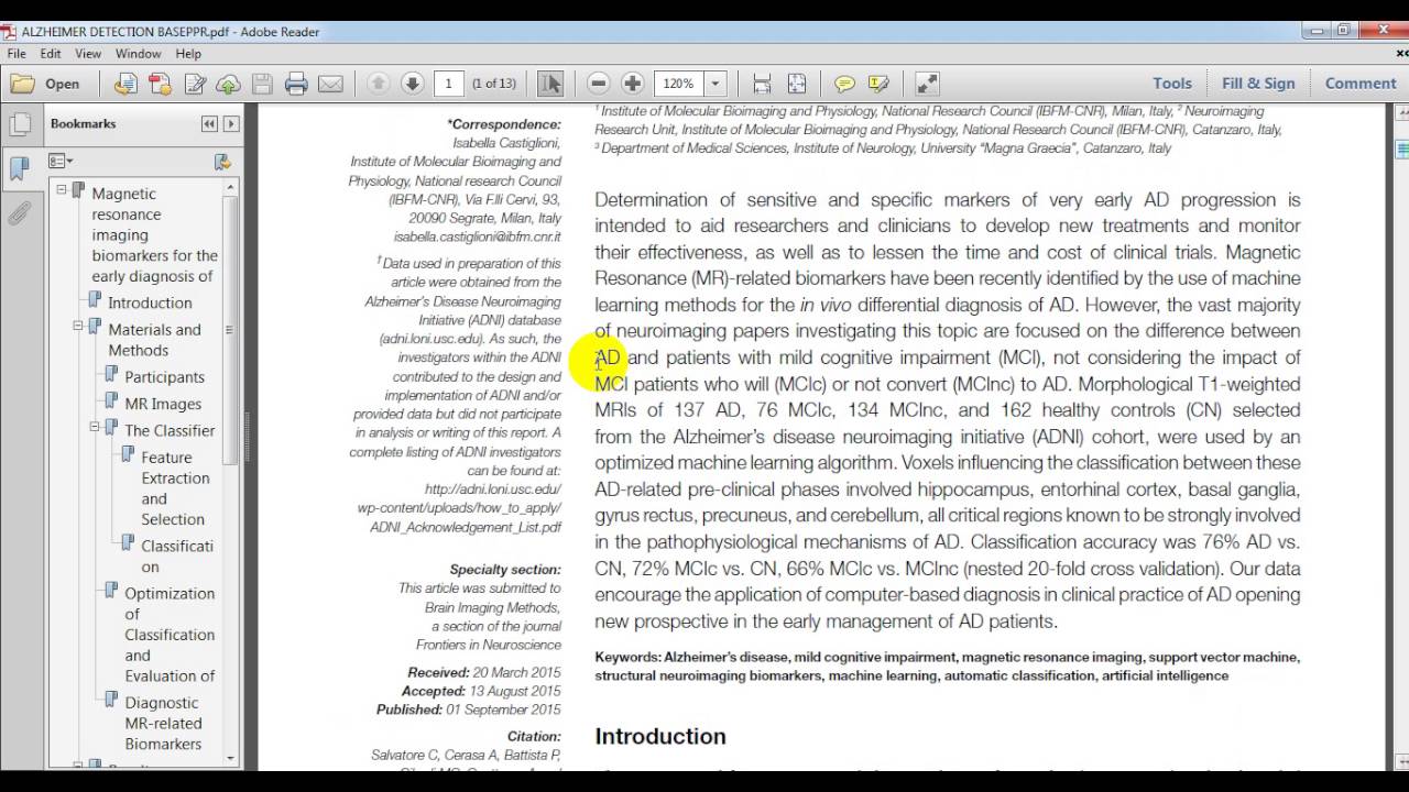Expert M.Tech & B.Tech Projects on Alzheimer’s Diagnosis in Bangalore 🧠