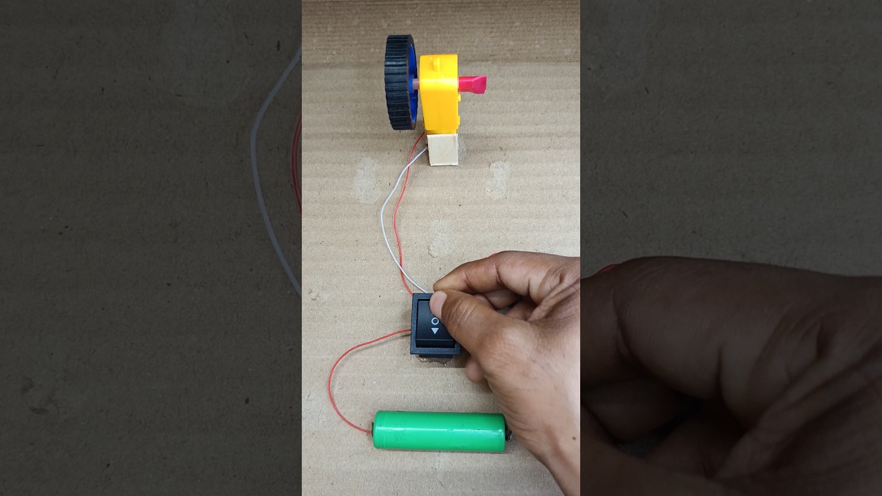 DPDT Switch for Forward-Reverse DC Motor π