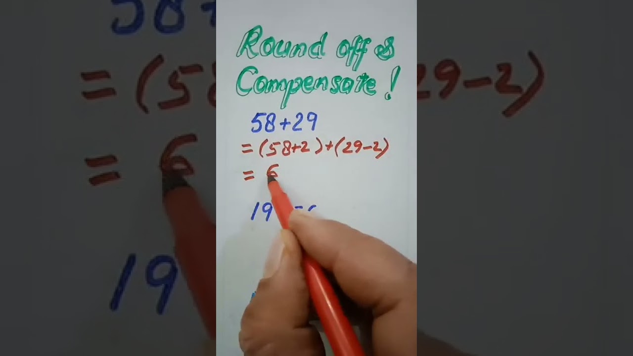Mastering Rounding Off & Compensation in Math 🧮 | Quick & Easy Tips