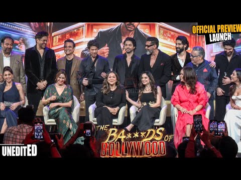 UNCUT | The Ba***ds Of Bollywood | Preview Event | Shahrukh Khan, Aryan Khan | Bobby Deol, Lakshya