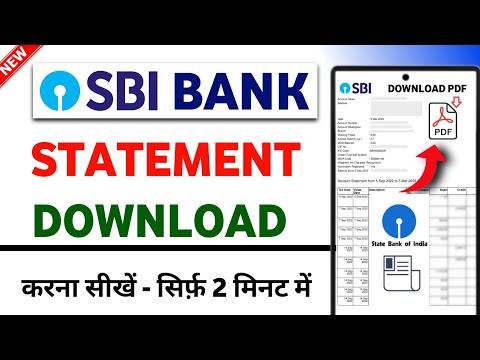 SBI bank statement kaise nikale | sbi bank statement download in pdf | sbi statement download 2025
