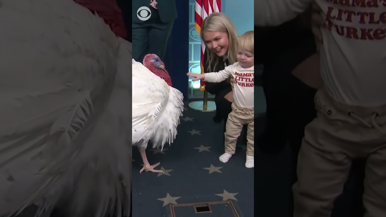 Karoline Leavitt’s Son Meets Waddle Turkey 🦃