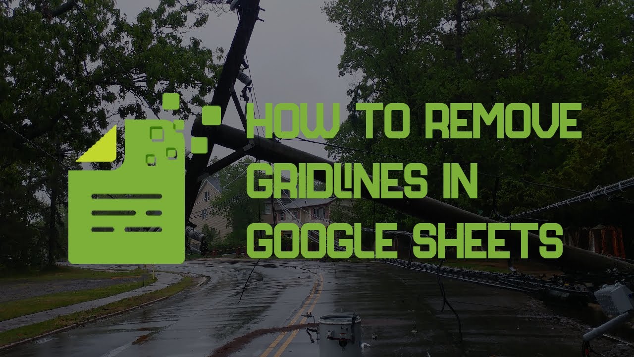 Remove Gridlines in Google Sheets Easily