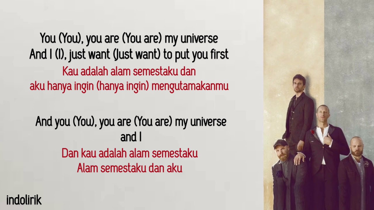 Coldplay x BTS - My Universe (Lyrics & Terjemahan) 🌌