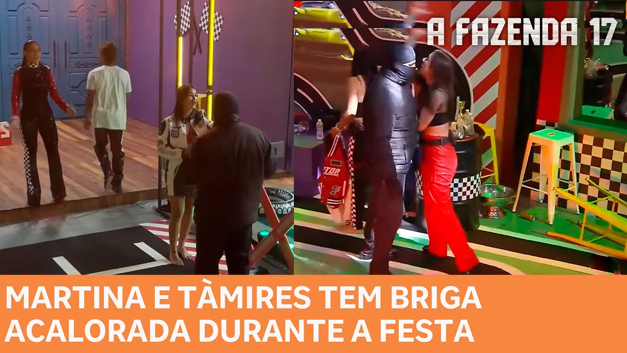 Conflito Explosivo na Fazenda 17: Martina e Tàmires Se Enfrentam na Festa 'Eu Te Desafio' 🔥