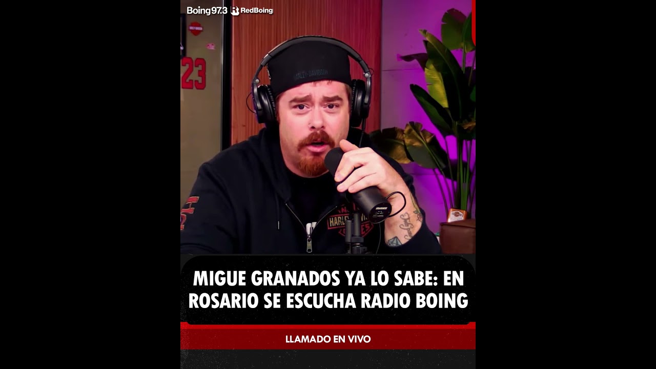 Radio Boing en Rosario: ¡Te queremos, Migue! 🎙️