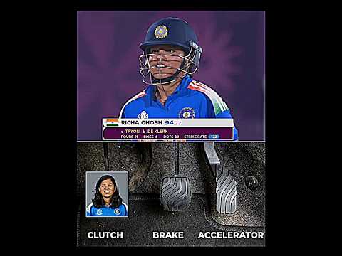 Richa Ghosh Clutch 🔥🇮🇳