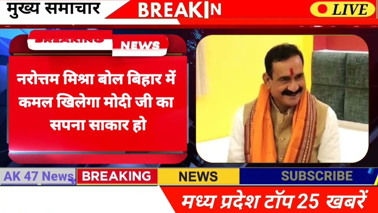 Madhya Pradesh News Update – 27 October 2025 | Today’s Breaking News from MP