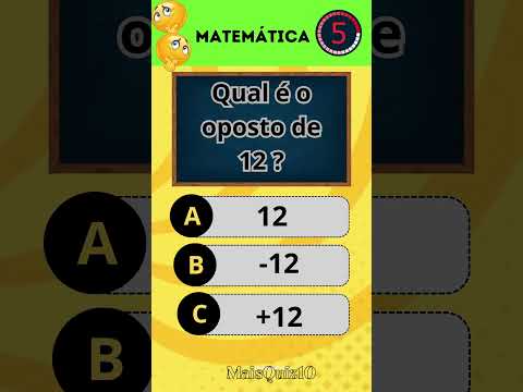 QUIZ  de MATEMÁTICA  I Teste seus conhecimentos matemáticos I perguntas e respostas #quiz #charadas