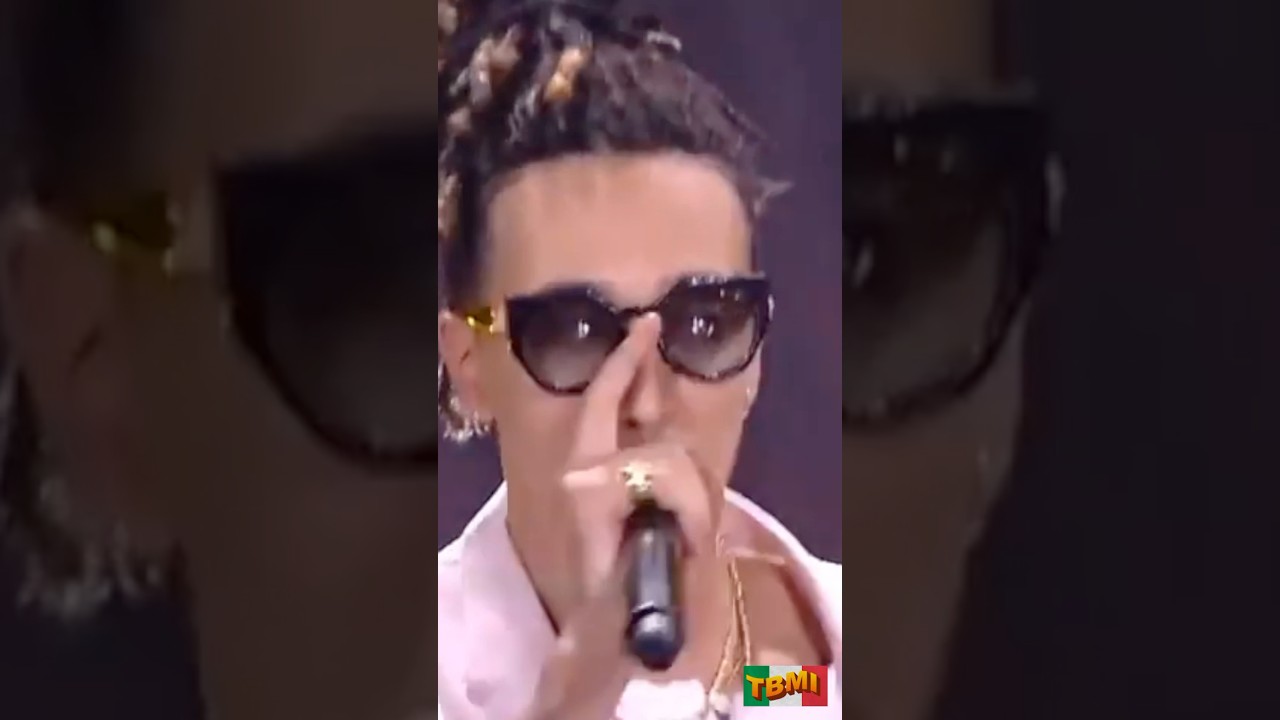 Ghali Live Performance of 'Ninna Nanna' 🎶 | The Ultimate Italian Music Experience