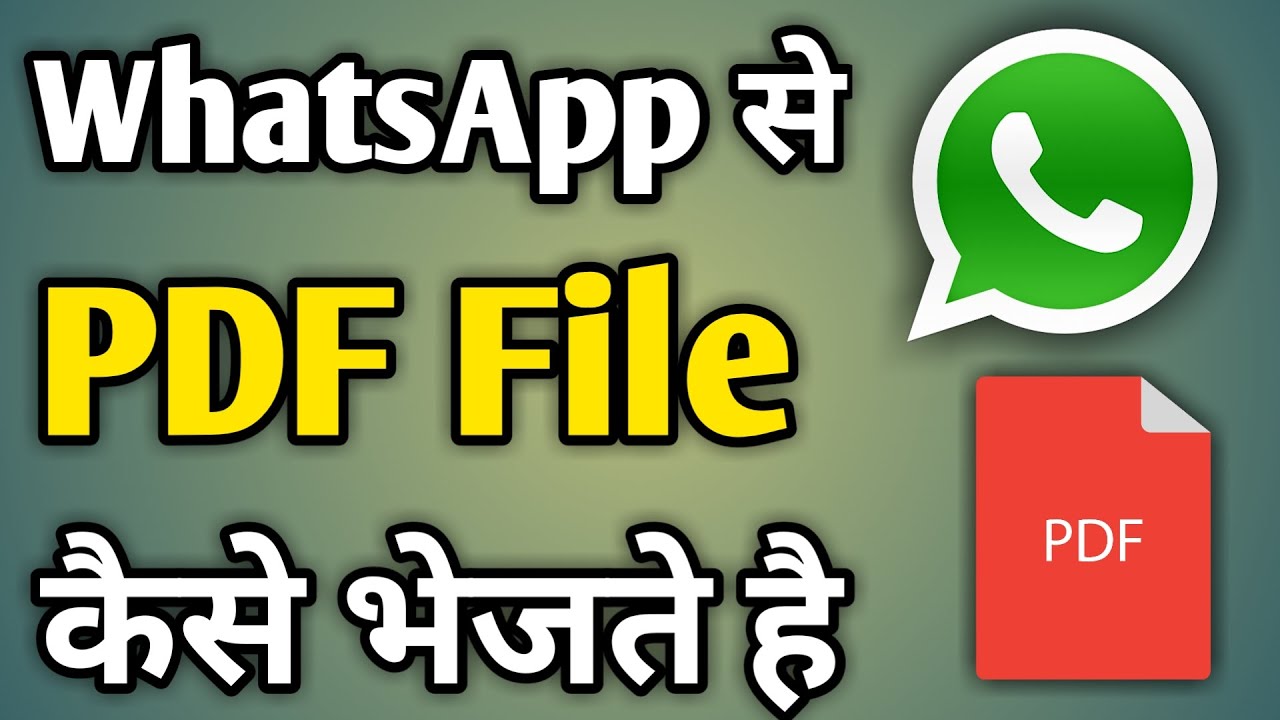 How to Share PDF Files on WhatsApp 📱 | Step-by-Step Guide