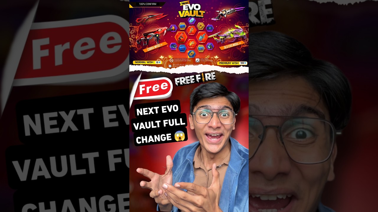 Free Fire Next Evo Vault Event & Skins Reveal 🎮