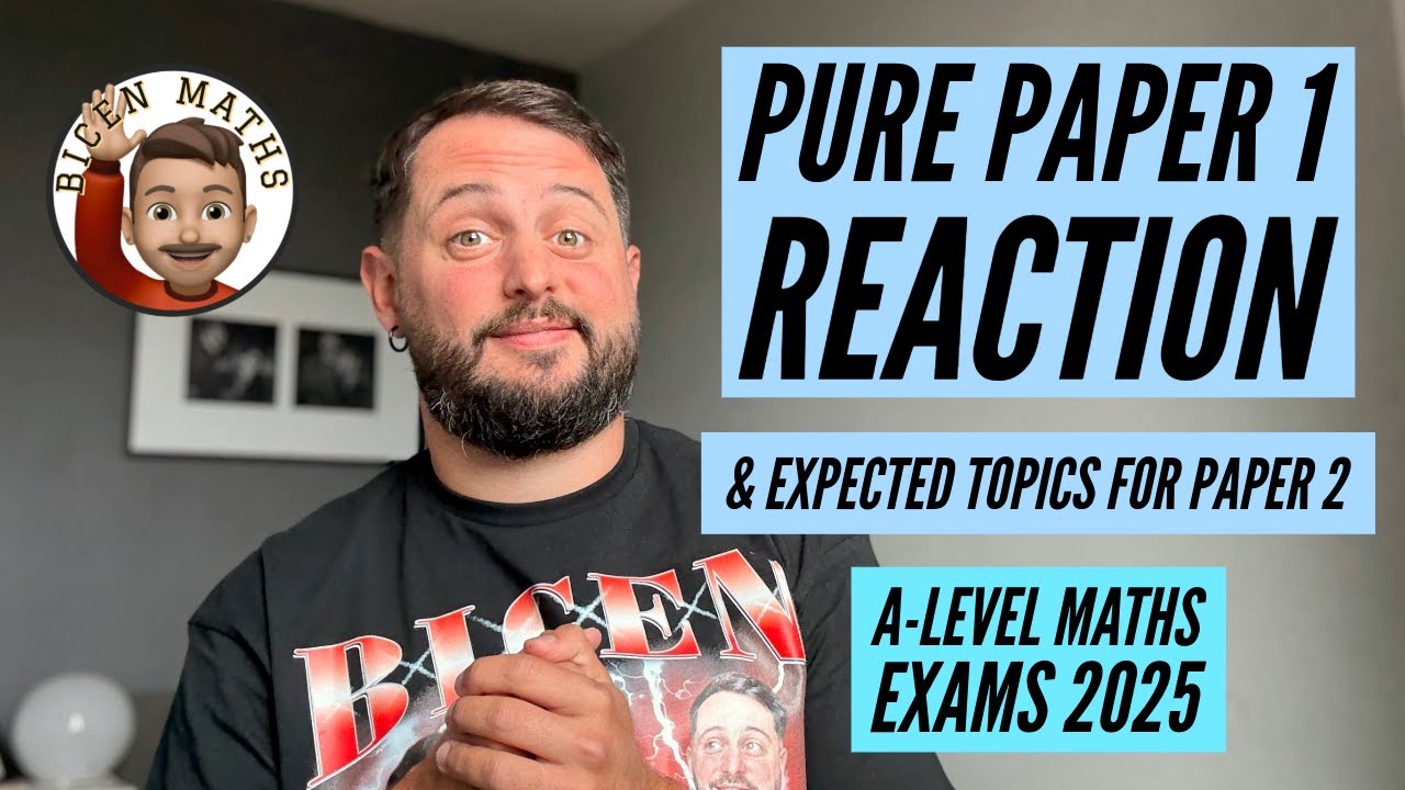 Pure 1 Reaction & Predictions for Pure 2: A-Level Maths Exams 2025 📚