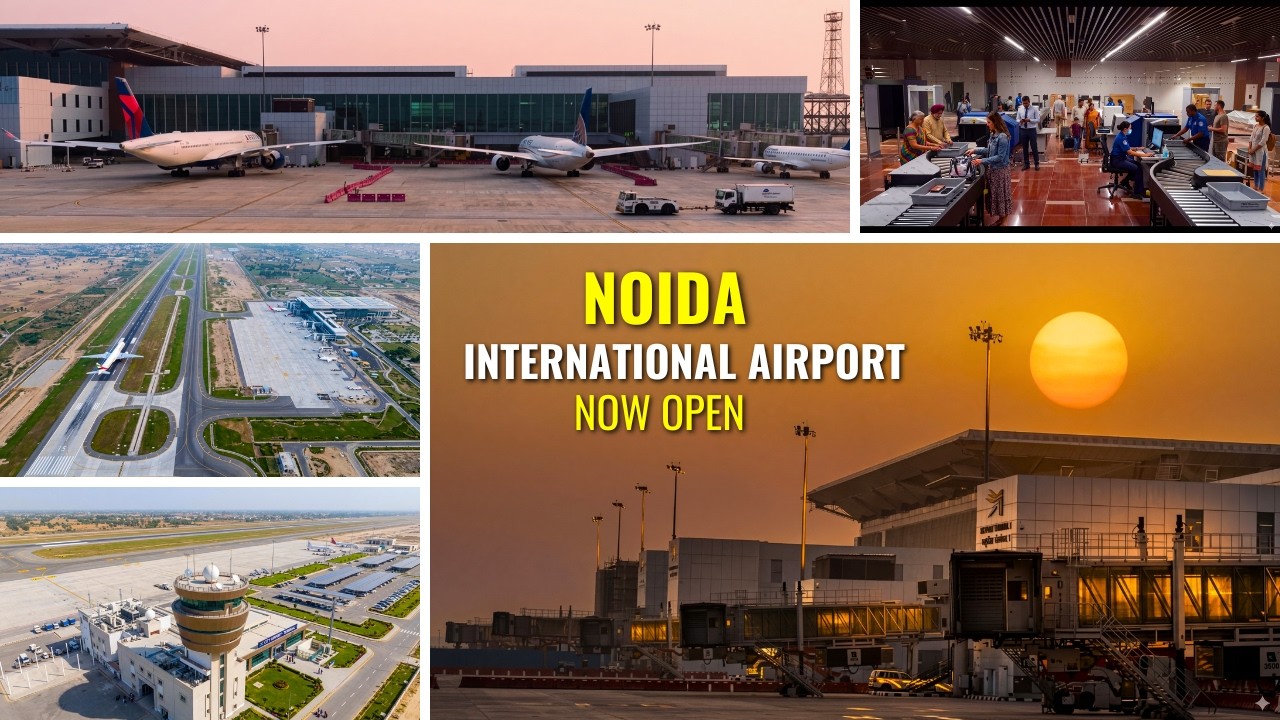 Noida International Airport Phase 1 Opened | Jewar Airport Full Details, Impact & Future Plans 🔥