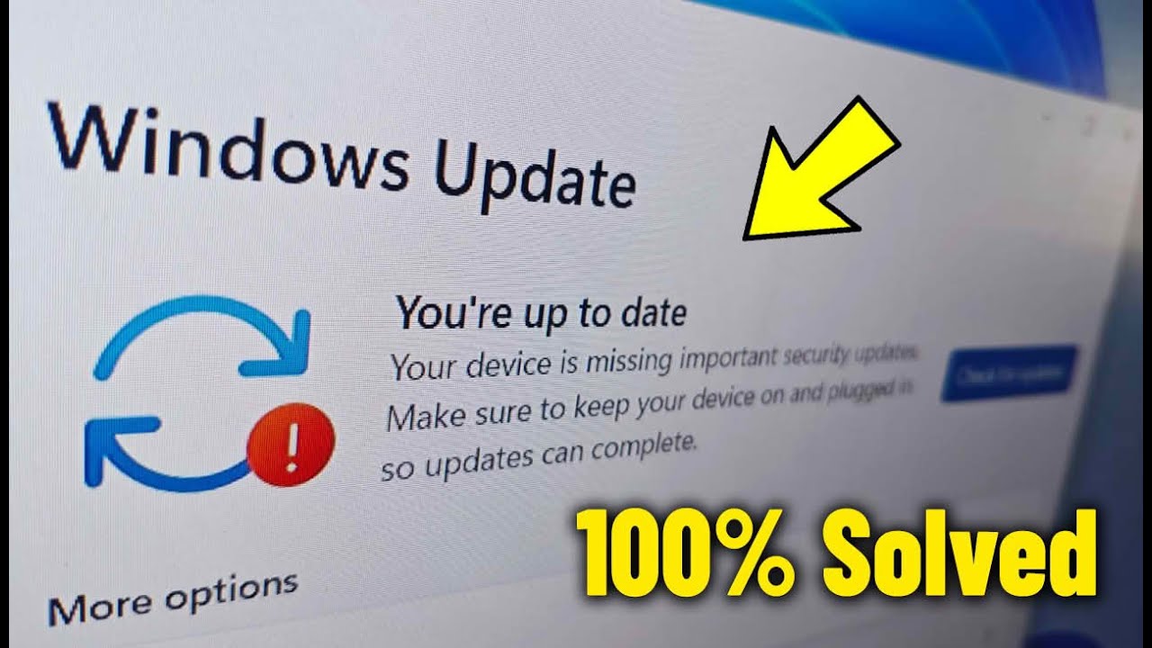 Fix Missing Security Updates on Windows 11 🔄