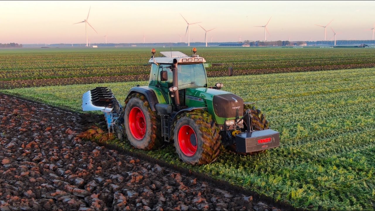 Sunset Plowing with Fendt 920 Vario & Lemken Juwel 🚜