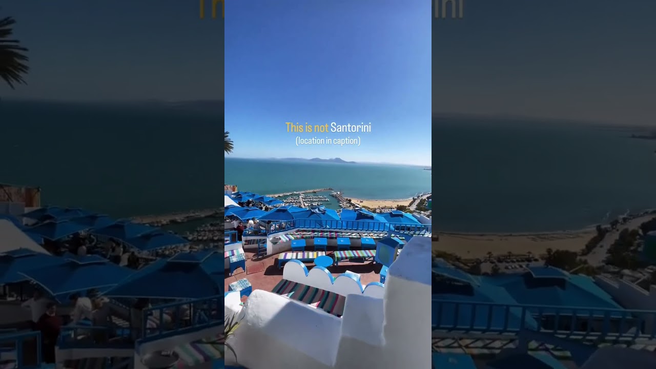 Discover Sidi Bou Saïd in Tunis 🇹🇳