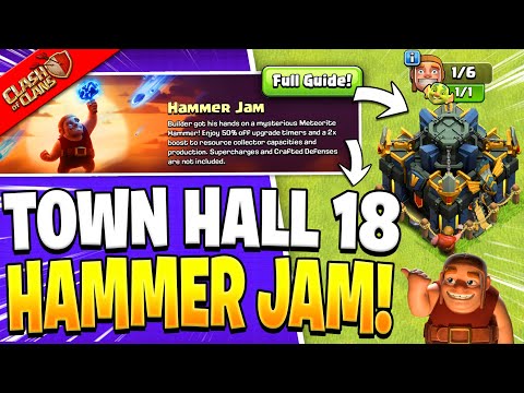 Town Hall 18 HAMMER JAM Guide - Do This Before TH18 Update in Clash of Clans!