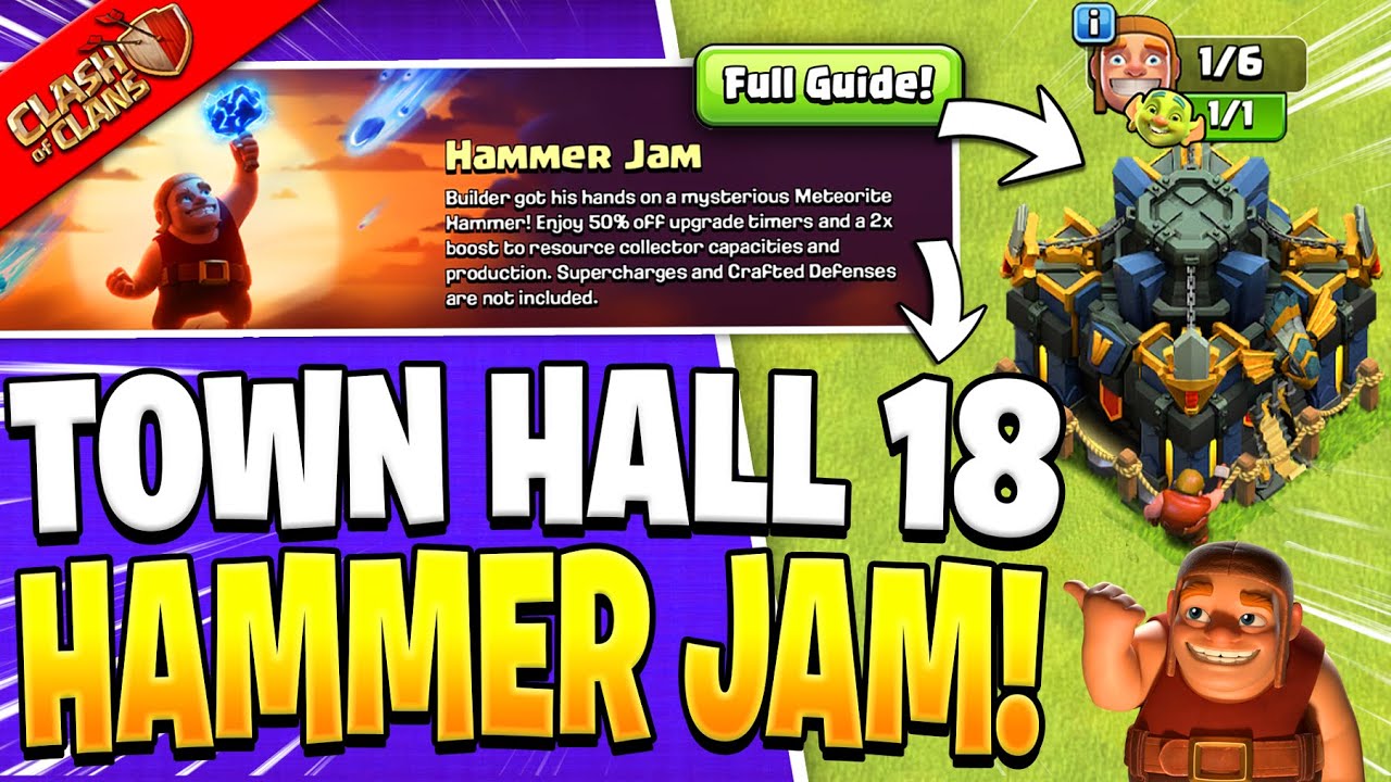Clash of Clans TH18 Hammer Jam Guide ๐ ๏ธ: Tips Before the 2025 Update!