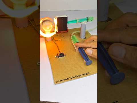 Fire Hole • Dc Motor | #dcmotor #tech #youtubeshorts #dcmotorproject