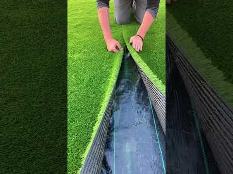 How to install artificial grass? #landscape #artificialturf #lawncare #installation