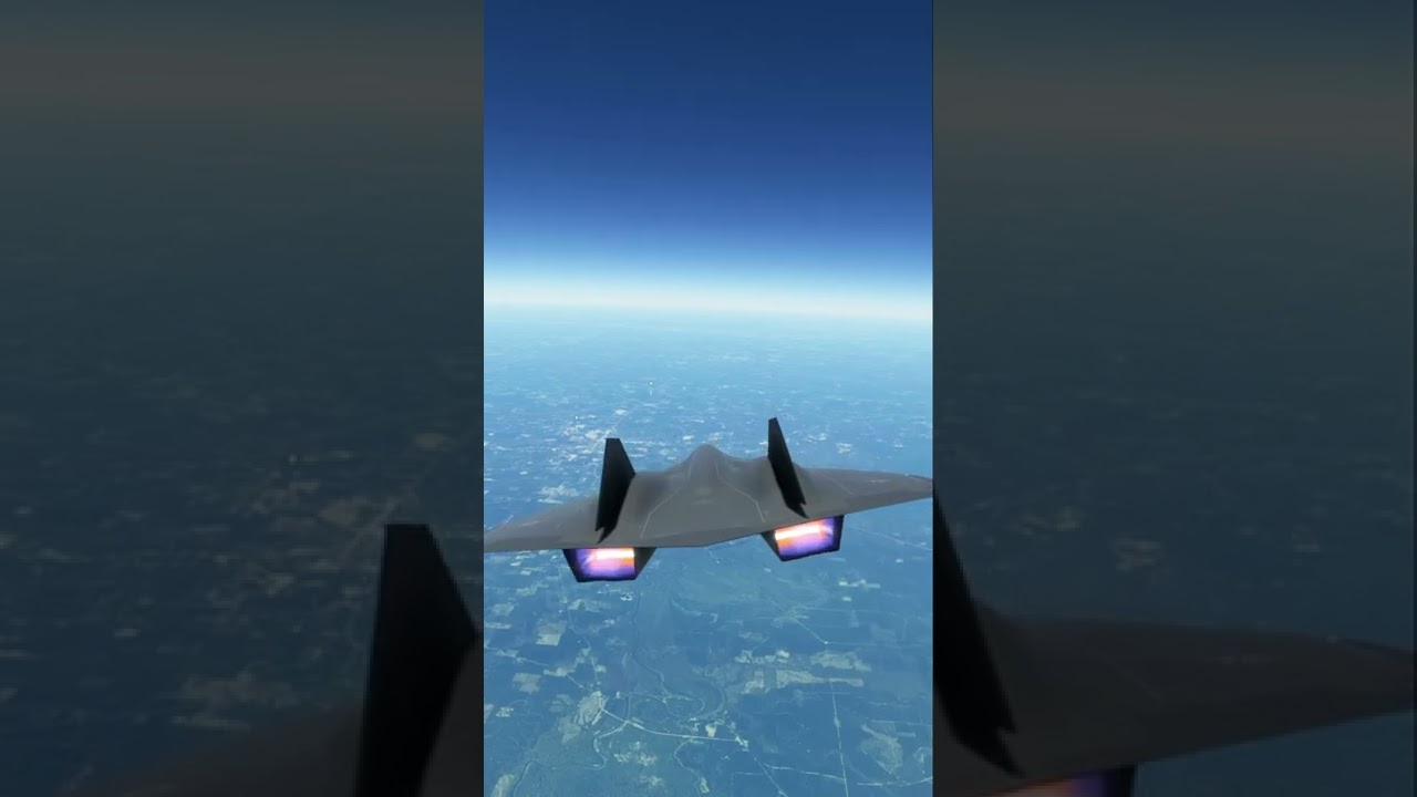 MSFS: Mach 10 Flight Below 50,000 ft in Top Gun Darkstar ✈️