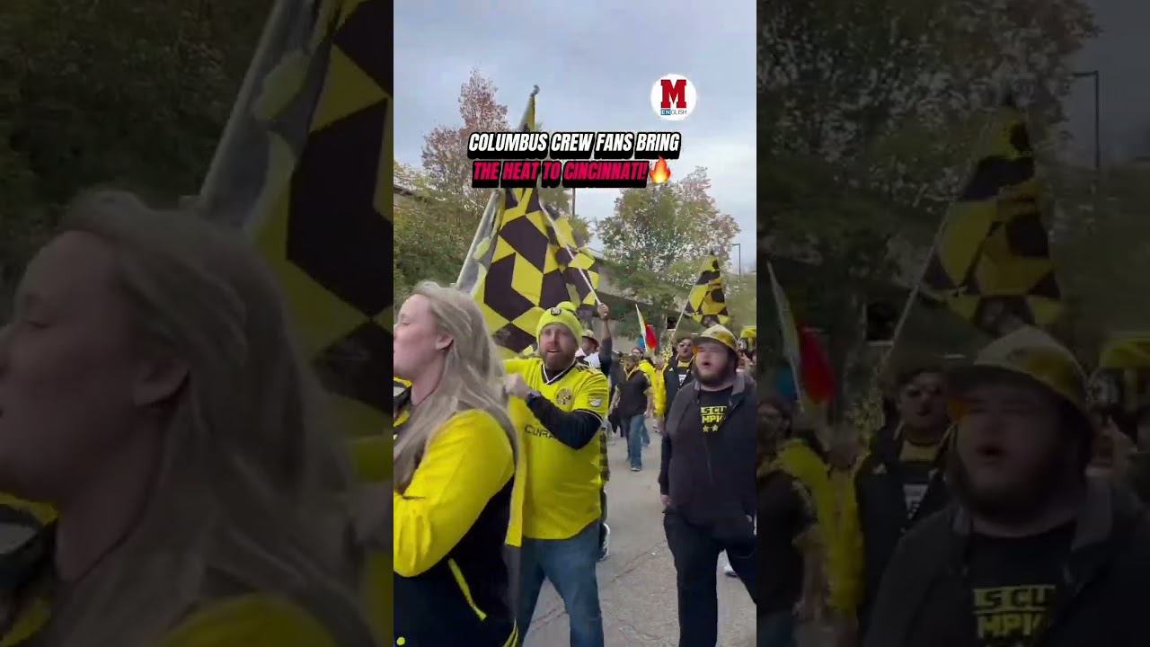 Columbus Crew Fans Ignite the Playoff Atmosphere in Cincinnati! 🔥