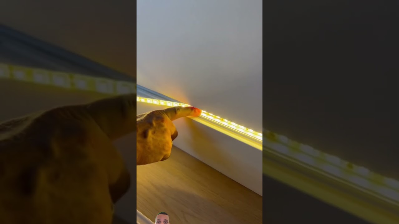 Installation LED sur une plinthe 💡