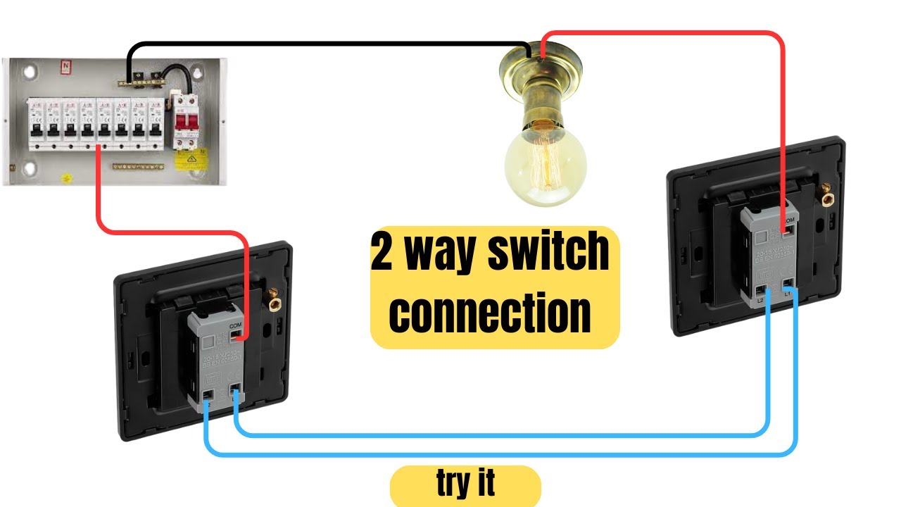Beginner's Guide to Wiring a 2-Way Switch 🔧