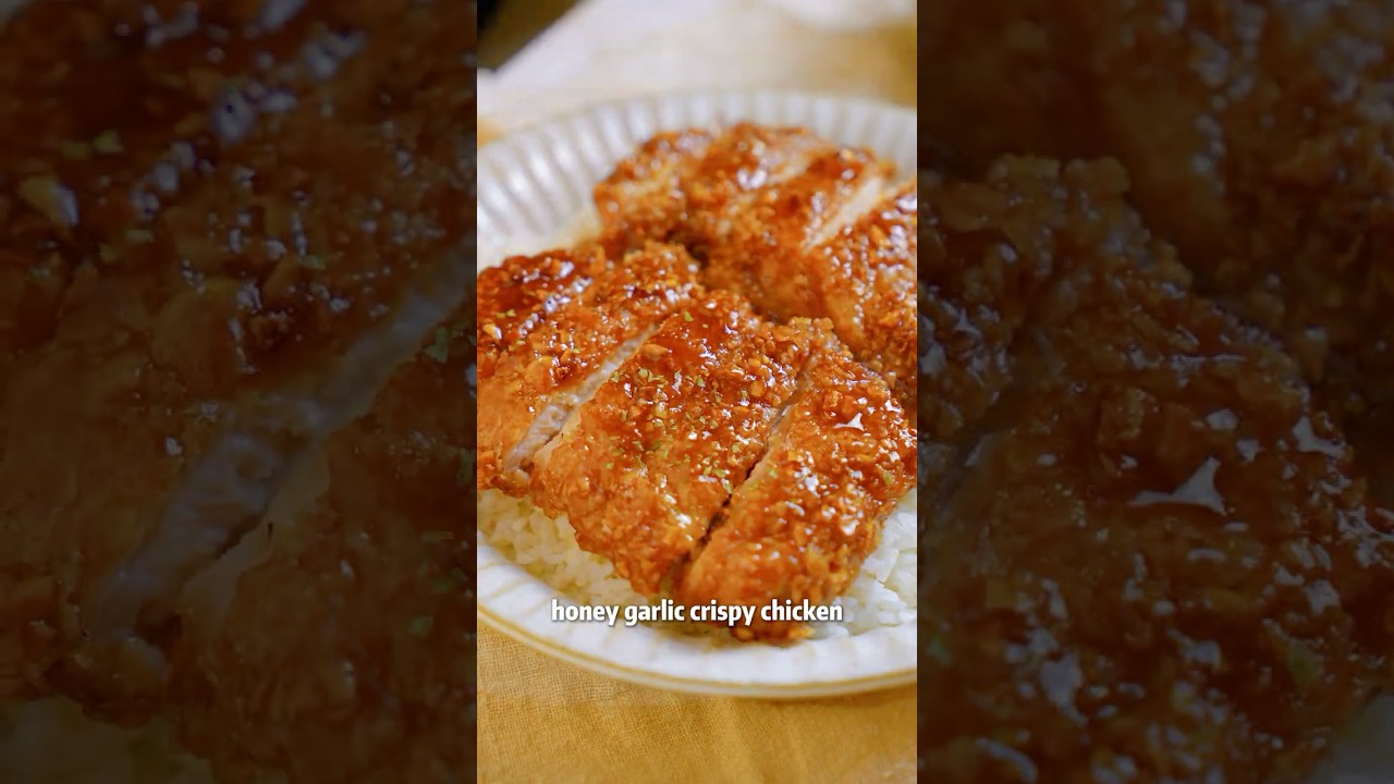 Lazy Honey Garlic Crispy Chicken 🍗