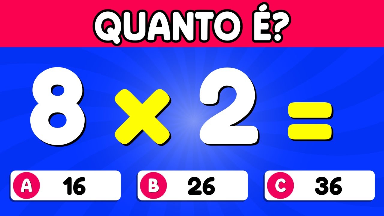 Desafie-se! Quiz de Matemática com Adição e Multiplicação – Você Consegue Acertar Todas? 🧮