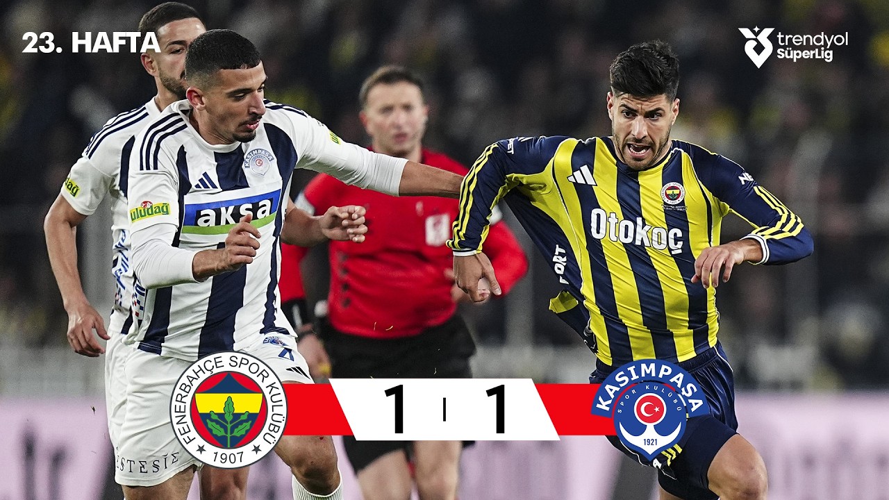 Fenerbahçe (1-1) Kasımpaşa - Highlights/Özet | Trendyol Süper Lig - 2025/26
